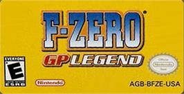 Top of cartridge artwork for F-Zero: GP Legend on the Nintendo Game Boy Advance.