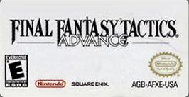 Top of cartridge artwork for Final Fantasy Tactics Advance on the Nintendo Game Boy Advance.