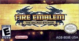 Top of cartridge artwork for Fire Emblem - The Sacred Stones on the Nintendo Game Boy Advance.