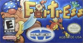 Top of cartridge artwork for Fortress on the Nintendo Game Boy Advance.