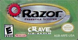 Top of cartridge artwork for Freestyle Scooter on the Nintendo Game Boy Advance.