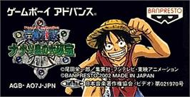 Top of cartridge artwork for From Tv Animation One Piece - Nanatsu-jima No Daihihou on the Nintendo Game Boy Advance.