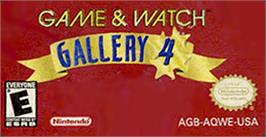 Top of cartridge artwork for Game & Watch Gallery 4 on the Nintendo Game Boy Advance.