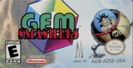 Top of cartridge artwork for Gem Smashers on the Nintendo Game Boy Advance.