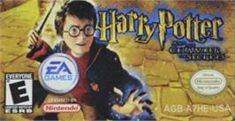 Top of cartridge artwork for Harry Potter and the Chamber of Secrets on the Nintendo Game Boy Advance.