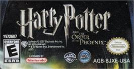 Top of cartridge artwork for Harry Potter and the Order of the Phoenix on the Nintendo Game Boy Advance.