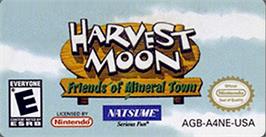 Top of cartridge artwork for Harvest Moon - Friends Of Mineral Town on the Nintendo Game Boy Advance.