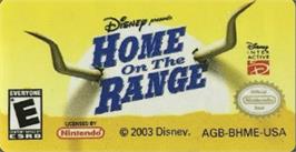 Top of cartridge artwork for Home On The Range on the Nintendo Game Boy Advance.