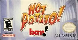Top of cartridge artwork for Hot Potato on the Nintendo Game Boy Advance.
