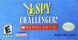 Top of cartridge artwork for I Spy Challenger! on the Nintendo Game Boy Advance.