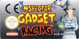 Top of cartridge artwork for Inspector Gadget Racing on the Nintendo Game Boy Advance.