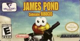 Top of cartridge artwork for James Pond 2: Codename: RoboCod on the Nintendo Game Boy Advance.