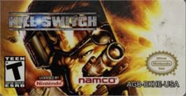 Top of cartridge artwork for Kill.switch on the Nintendo Game Boy Advance.