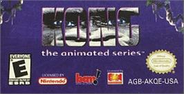 Top of cartridge artwork for Kong - The Animated Series on the Nintendo Game Boy Advance.