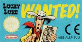Top of cartridge artwork for Lucky Luke: Wanted on the Nintendo Game Boy Advance.
