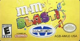 Top of cartridge artwork for M And M's - Blast! on the Nintendo Game Boy Advance.