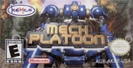 Top of cartridge artwork for Mech Platoon on the Nintendo Game Boy Advance.