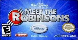 Top of cartridge artwork for Meet The Robinsons on the Nintendo Game Boy Advance.