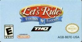Top of cartridge artwork for Pferd and Pony: Best Friends - Mein Pferd on the Nintendo Game Boy Advance.