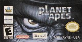 Top of cartridge artwork for Planet Of The Apes on the Nintendo Game Boy Advance.
