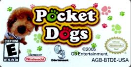 Top of cartridge artwork for Pokemon Ruby on the Nintendo Game Boy Advance.