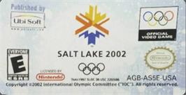 Top of cartridge artwork for Salt Lake 2002 on the Nintendo Game Boy Advance.