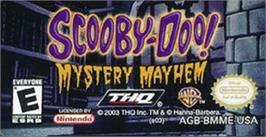 Top of cartridge artwork for Scooby-doo! - Mystery Mayhem on the Nintendo Game Boy Advance.