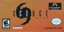 Top of cartridge artwork for Scurge: Hive on the Nintendo Game Boy Advance.