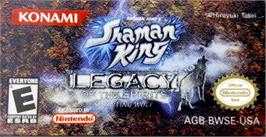 Top of cartridge artwork for Shaman King - Legacy Of The Spirits - Sprinting Wolf on the Nintendo Game Boy Advance.