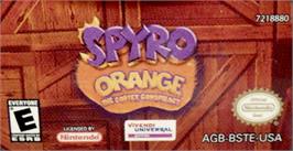 Top of cartridge artwork for Spyro - Fusion on the Nintendo Game Boy Advance.