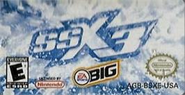 Top of cartridge artwork for Ssx 3 on the Nintendo Game Boy Advance.