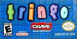 Top of cartridge artwork for Stinger on the Nintendo Game Boy Advance.