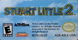 Top of cartridge artwork for Stuart Little 2 on the Nintendo Game Boy Advance.