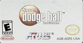 Top of cartridge artwork for Super Dodge Ball Advance on the Nintendo Game Boy Advance.
