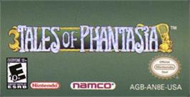 Top of cartridge artwork for Tales of Phantasia on the Nintendo Game Boy Advance.