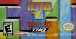 Top of cartridge artwork for Tetris Worlds on the Nintendo Game Boy Advance.