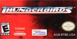 Top of cartridge artwork for Thunderbirds - International Rescue on the Nintendo Game Boy Advance.