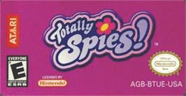 Top of cartridge artwork for Totally Spies on the Nintendo Game Boy Advance.