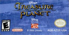 Top of cartridge artwork for Treasure Planet on the Nintendo Game Boy Advance.
