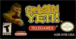 Top of cartridge artwork for Urban Yeti on the Nintendo Game Boy Advance.