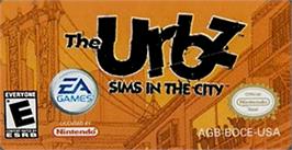 Top of cartridge artwork for Urbz: Sims in the City on the Nintendo Game Boy Advance.