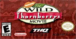 Top of cartridge artwork for Wild Thornberrys Movie, The on the Nintendo Game Boy Advance.