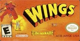 Top of cartridge artwork for Wings on the Nintendo Game Boy Advance.