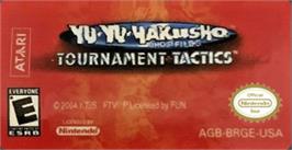 Top of cartridge artwork for Yu Yu Hakusho - Ghost Files - Tournament Tactics on the Nintendo Game Boy Advance.