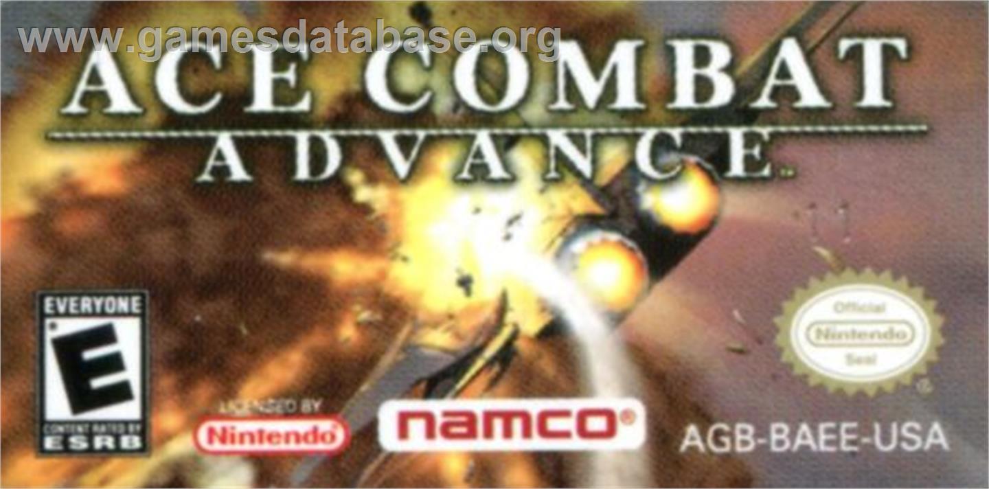 Ace Combat Advance - Nintendo Game Boy Advance - Artwork - Cartridge Top
