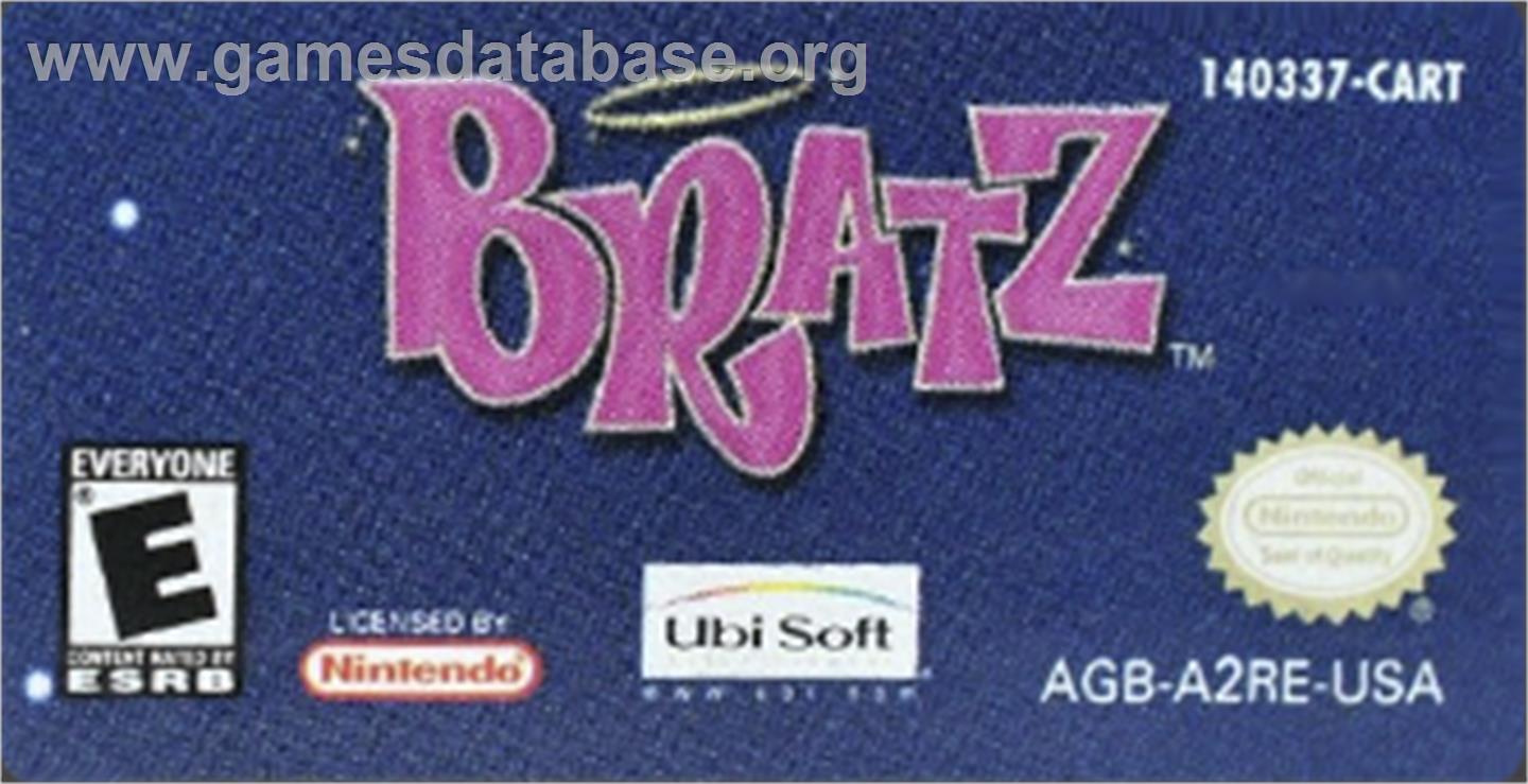 Bratz - Nintendo Game Boy Advance - Artwork - Cartridge Top