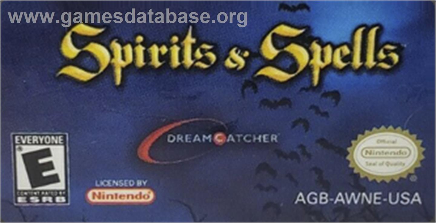 Castleween - Nintendo Game Boy Advance - Artwork - Cartridge Top