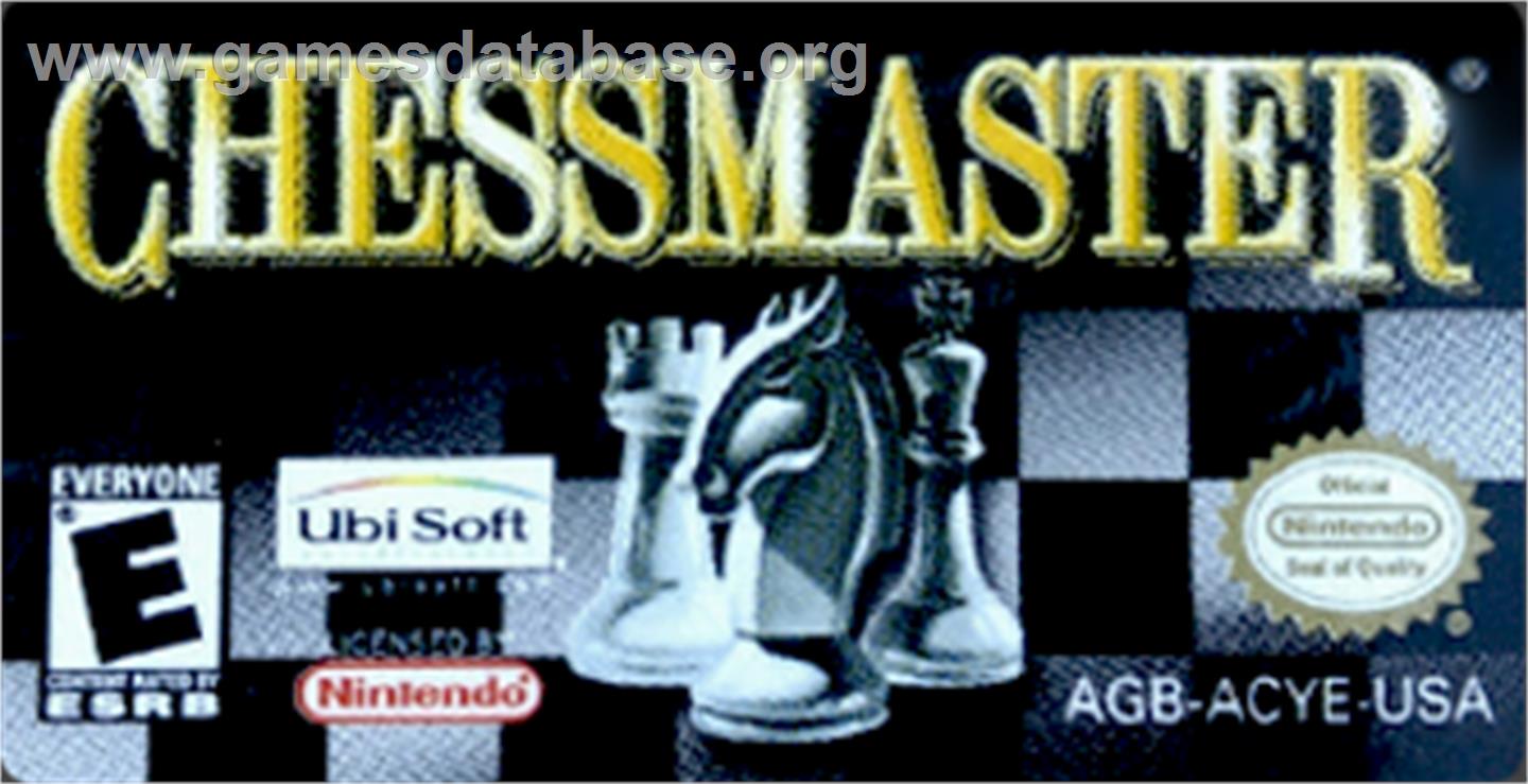 Chessmaster - Nintendo Game Boy Advance - Artwork - Cartridge Top