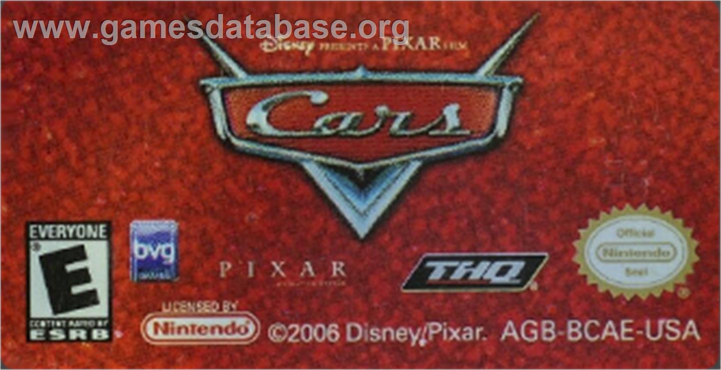 Coloris - Nintendo Game Boy Advance - Artwork - Cartridge Top