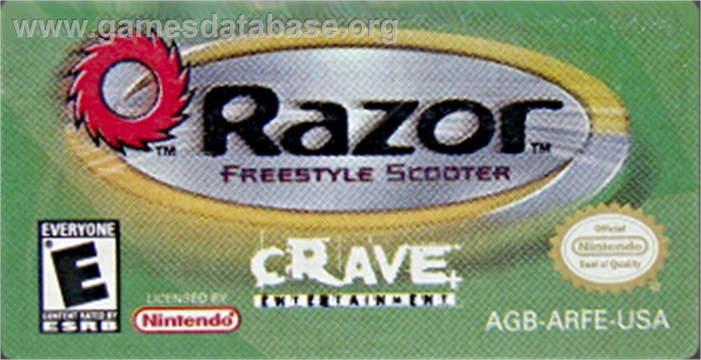 Freestyle Scooter - Nintendo Game Boy Advance - Artwork - Cartridge Top